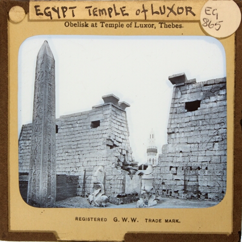 Obelisk at Temple of Luxor, Thebes– primary version