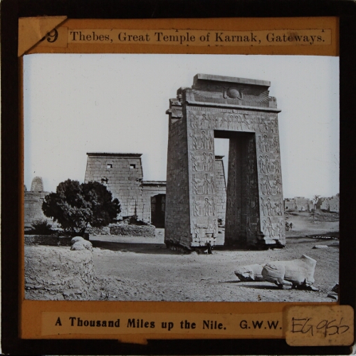 Pylons at Temple of Karnak, Thebes