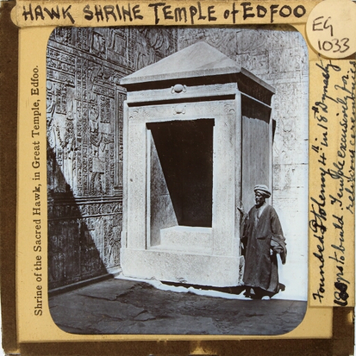 Shrine of the Sacred Hawk, in Great Temple, Edfoo– alternative version