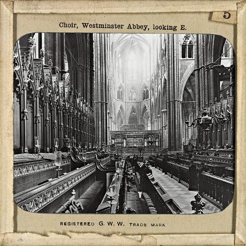 Westminster Abbey, Choir, looking E.