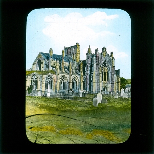 Melrose Abbey from S.W.