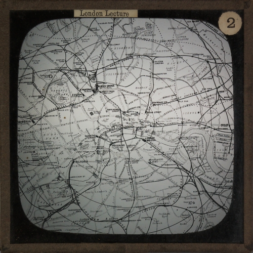 Map of London, four miles round St Paul's