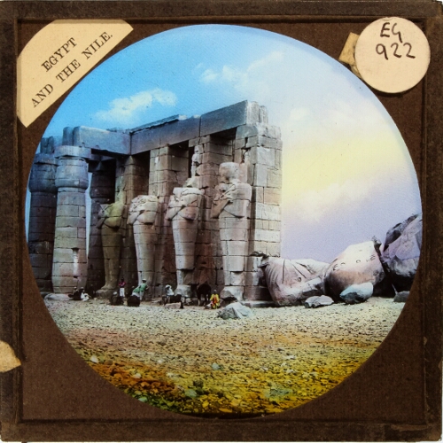 Thebes -- Memnonium, East Gate– alternative version