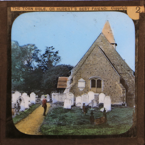 In the old churchyard of the village– alternative version
