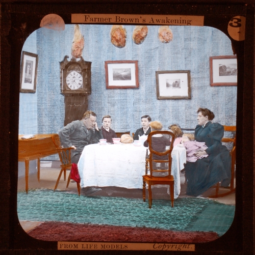 Mr Brown took his seat at the breakfast table– primary version