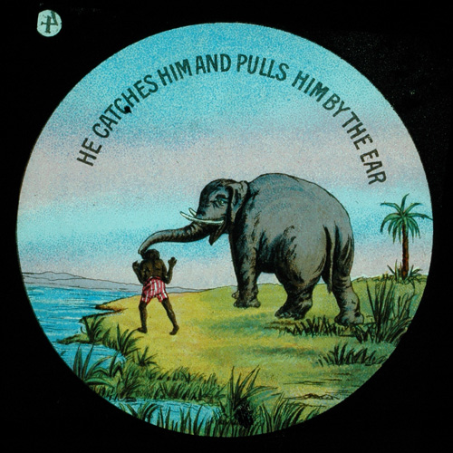 He catches him and pulls him by the ear– primary version