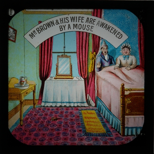Mr Brown and his wife are awakened by a mouse