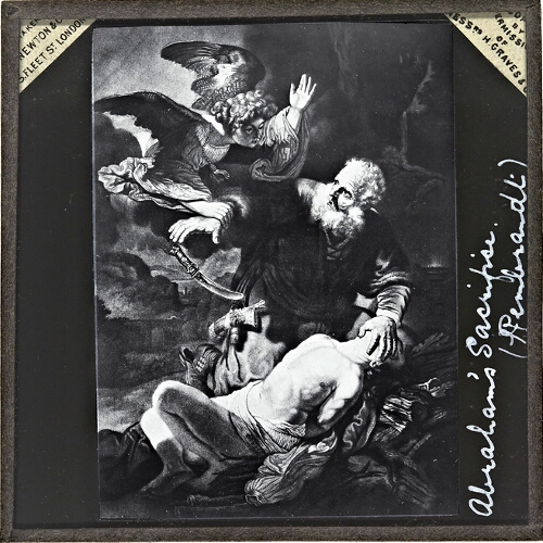 ABRAHAM. Abraham's Sacrifice (Rembrandt)