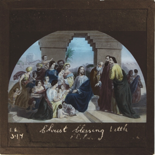 Christ blessing little Children (Marshall Claxton)