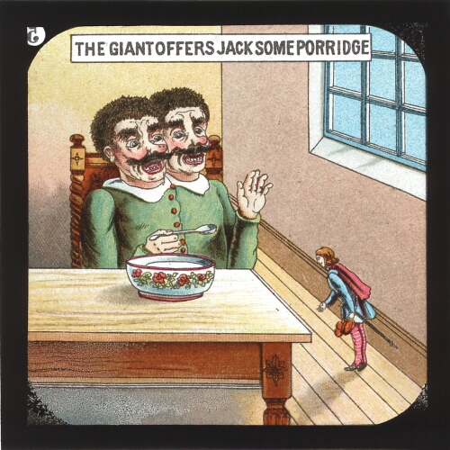 The Giant offers Jack some porridge