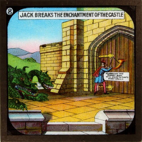 Jack breaks the enchantment of the castle