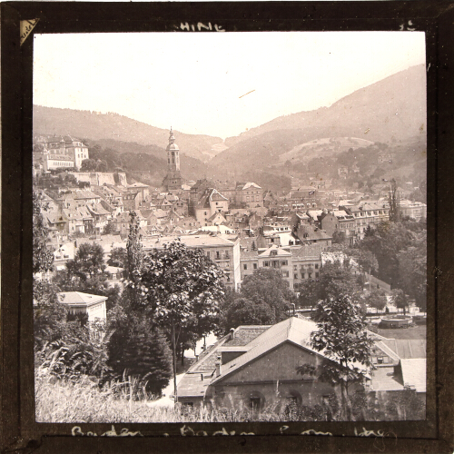 Baden-Baden, from the Hills