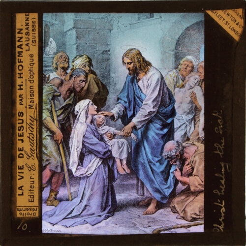 Christ Healing the Sick. Luke iv. 40