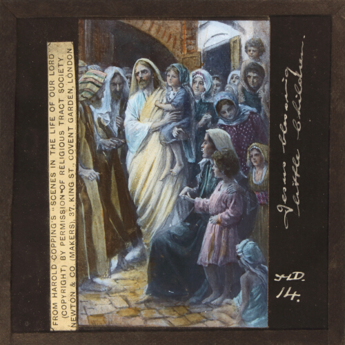 Jesus Blessing Little Children -- Mark x. 13-16