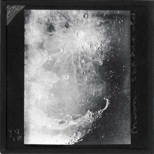 Photograph of the Moon 265 Hours Old