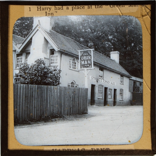 Harry had a place at the 'Green Man Inn'