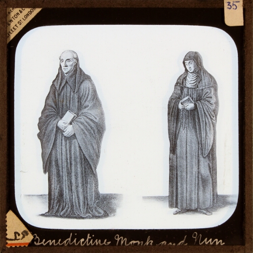 Benedictine Monk and Nun– alternative version