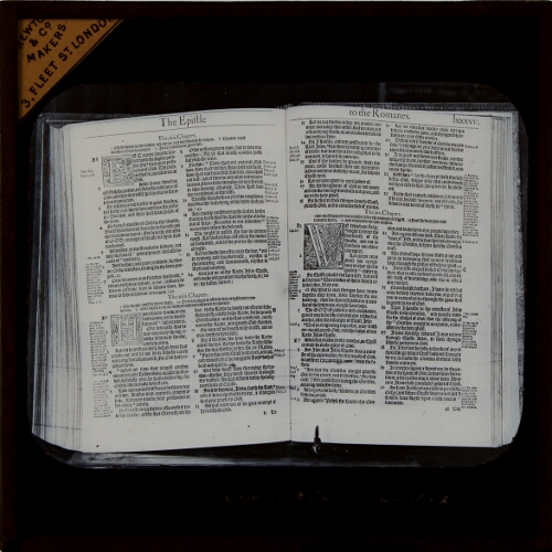 Facsimile Pages, Bishop's Bible