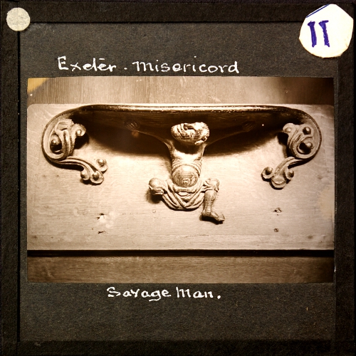 Exeter Misericord -- Savage Man