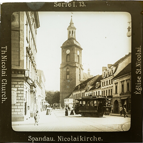 Spandau. Potsdamer Strasse und Nicolaikirche