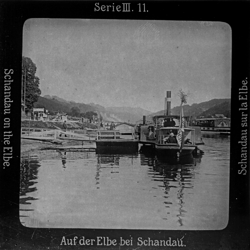 Auf der Elbe bei Schandau– alternative version