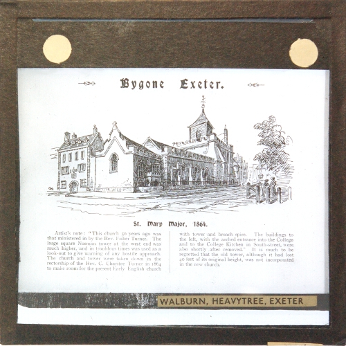 Bygone Exeter -- St Mary Major, 1864