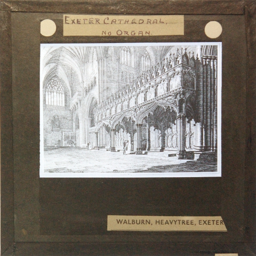 Exeter Cathedral, no organ