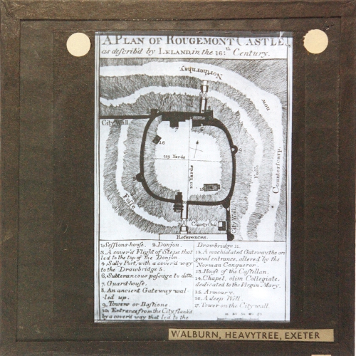 A plan of Rougemont Castle