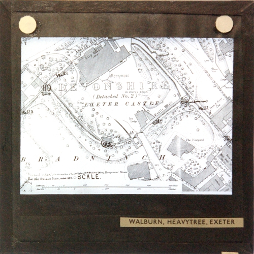 Map of Exeter Castle