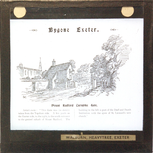 Bygone Exeter -- Mount Radford Turnpike Gate