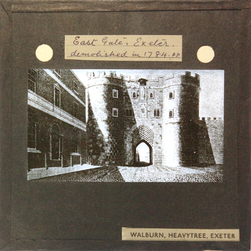 East Gate, Exeter, demolished in 1784 A.D.