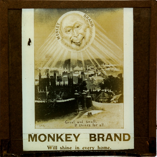 Great and small, It shines for all -- Monkey Brand Will shine in every home
