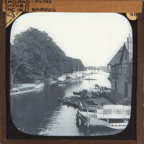 The Lower River and University Barges