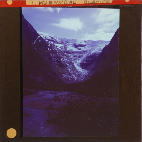 Kjenndal Glacier -- 1 – secondary view of slide