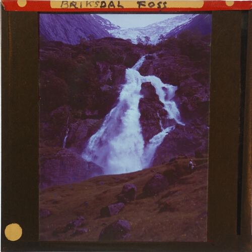 Briksdal Foss – secondary view of slide
