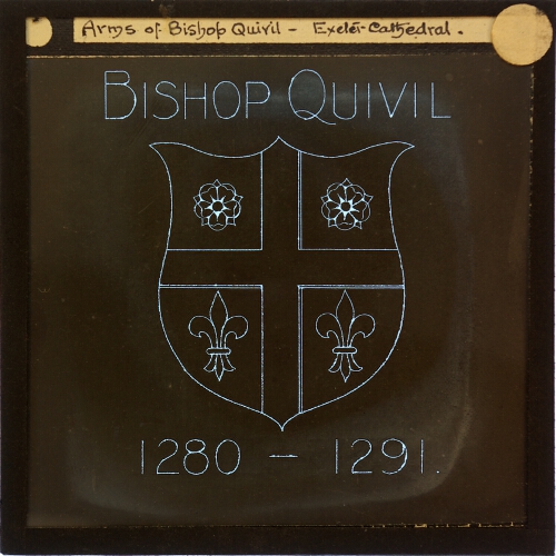 Arms of Bishop Quivil -- Exeter Cathedral