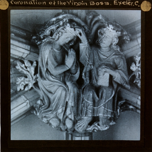 Coronation of the Virgin Boss, Exeter Cathedral