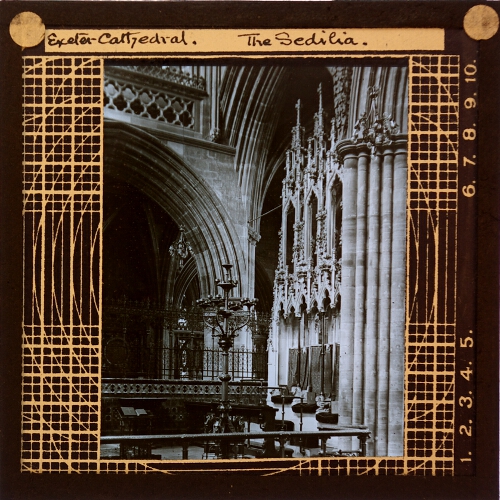 Exeter Cathedral, The Sedilia