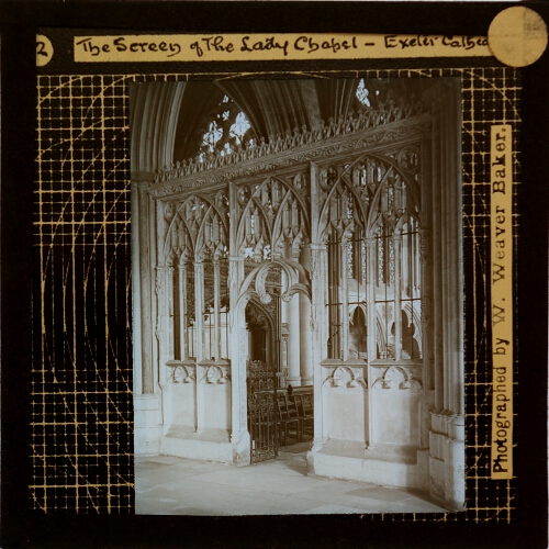 The Screen of the Lady Chapel -- Exeter Cathedral
