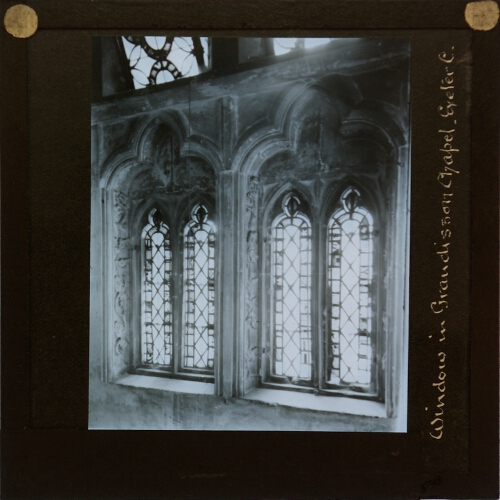 Window in Grandisson Chapel, Exeter Cathedral