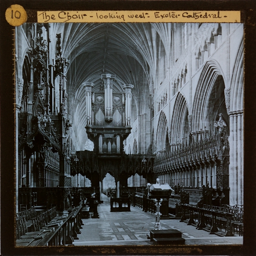 The Choir -- looking west, Exeter Cathedral