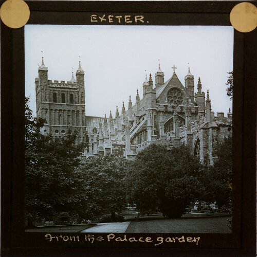 Exeter Cathedral -- From the Palace garden