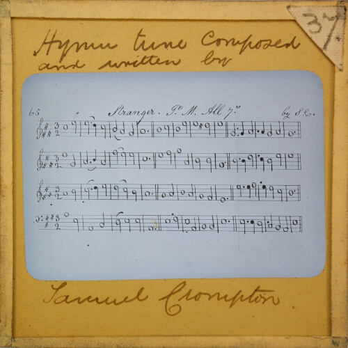Hymn tune Composed and written by Samuel Crompton