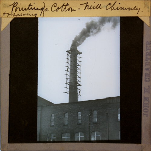 Pointing and repairing a Cotton-Mill Chimney