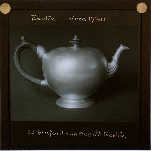 Teapot made in Exeter, c.1730