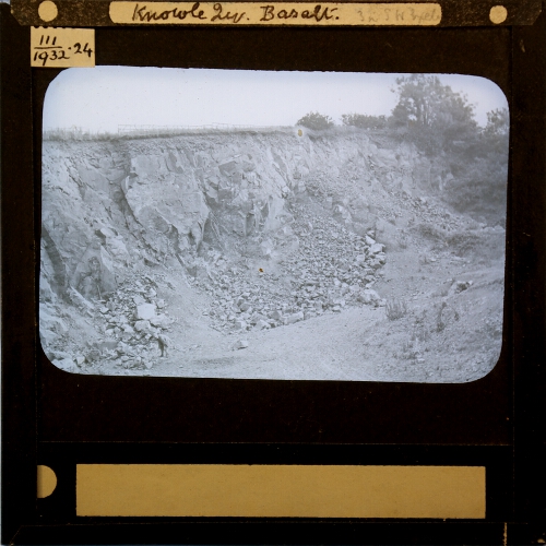Knowle Quarry: Basalt