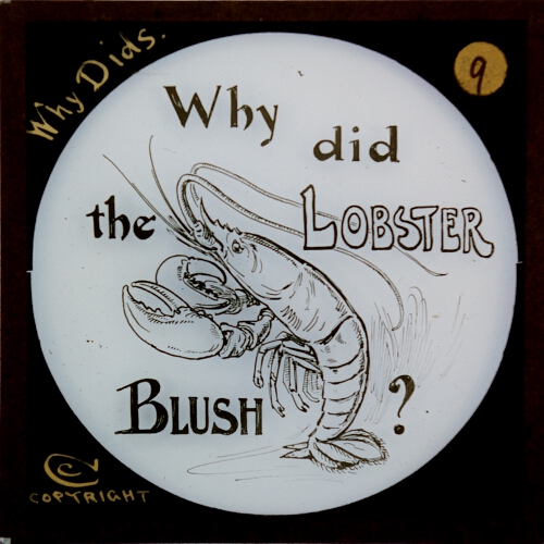 Why did the lobster blush?
