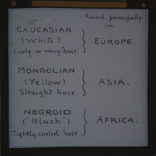 List of racial types