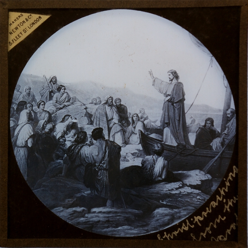 Christ preaching from the boat
