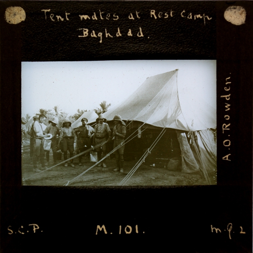 Tent mates at Rest Camp, Baghdad